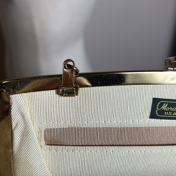 Vintage Ivory Gold Small Clutch “ Mardane” - Picture 10 of 11